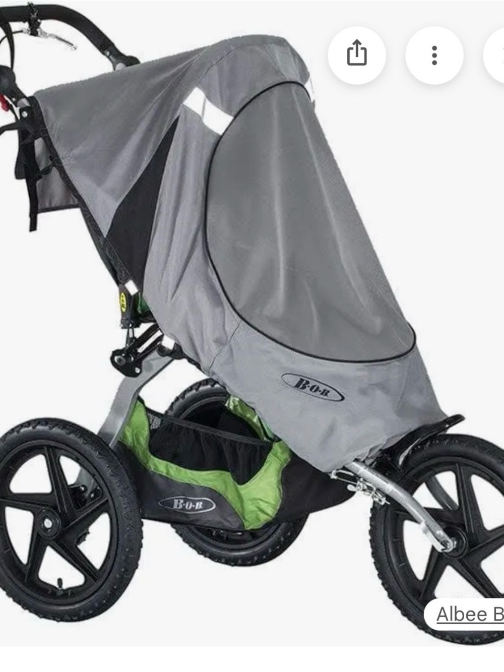 BOB 2017 / 2018 Ironman & Sport Utility Single Stroller Sun Shield